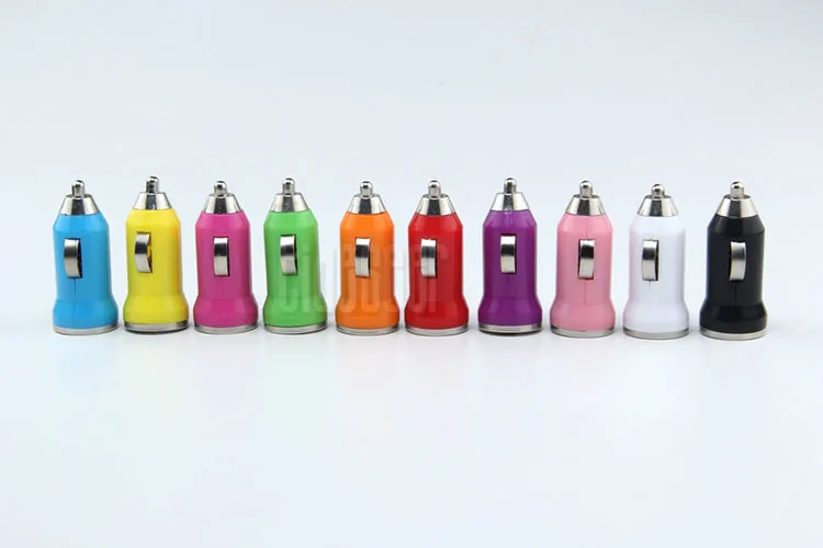 US $577.50 Mini Pocket Size Bullet Single USB Car Charger Adapter Sockets 5V 1A Universal For Mobile Phones GPS Tablet PC 2000pcs