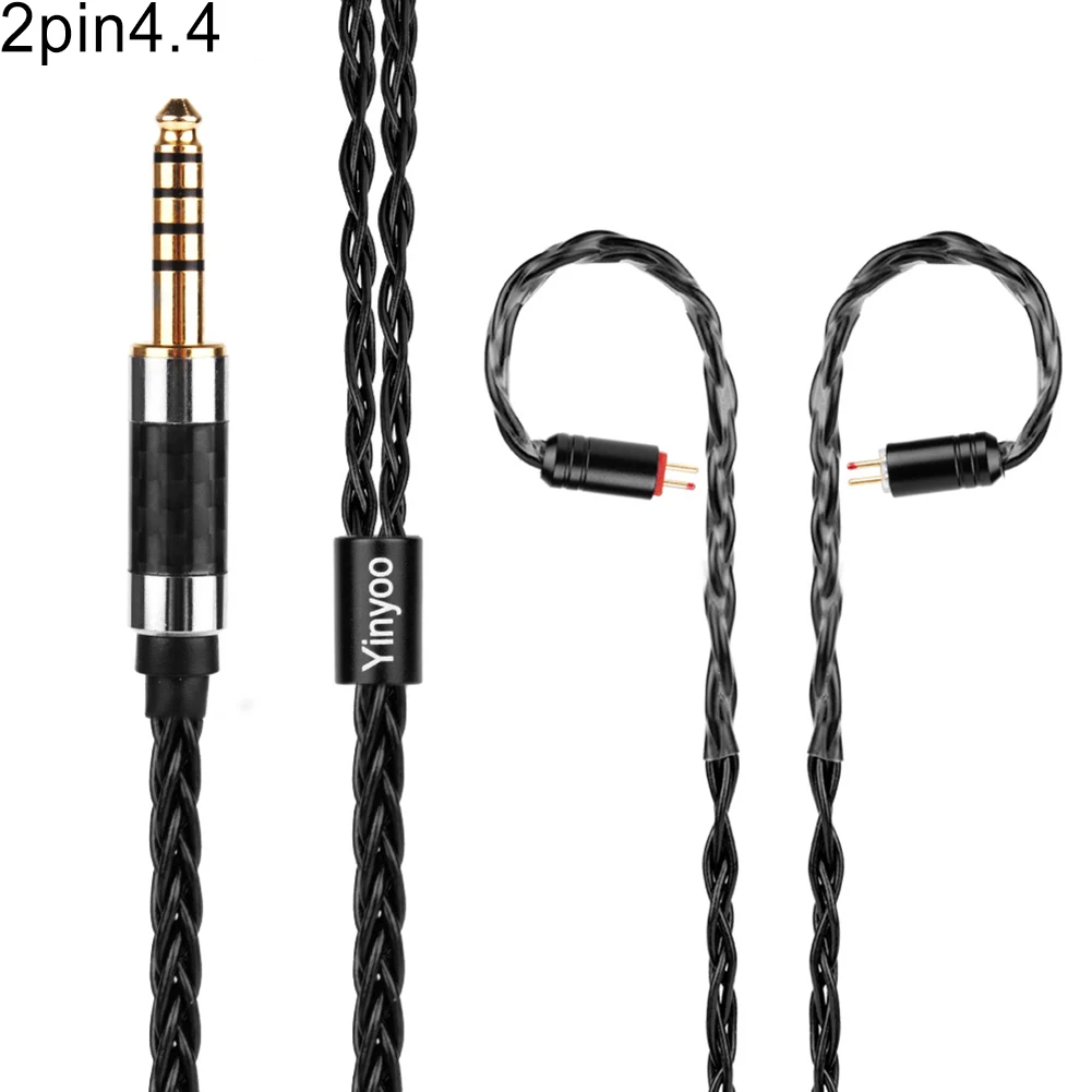 Yinyoo 2,5/3,5/4,4 мм MMCX/2Pin 8 ядро прочный замена наушники кабель Модернизированный проволока - Цвет: 5