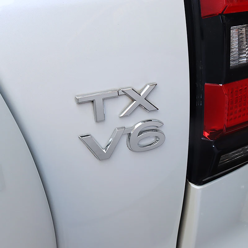 도요타 랜드크루저 200 프라도 120 150 자동차 로고 변위 V8/TX/TXL/5.7/V6/블랙 글자 스티커, 자동차 장식 액세서리 2023 2022 2021 2020 2019 2018 2017 2016 