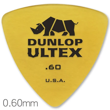 Description Picture 5 of itemDunlop Pick.426R Rhinoceros TRIANGLE series ULTEX material Acoustic/electric guitar pick. Thickness: 0.60/0.73/0.88/1.00/1.14mm.