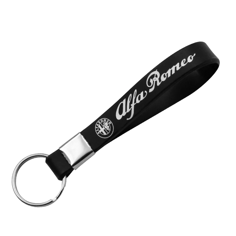 

1pcs Car Alfa Logo Keychain Keyring for Alfa Romeo Brera 147 156 159 166 GT Giulietta Mito Automobile Badge Key Accessories