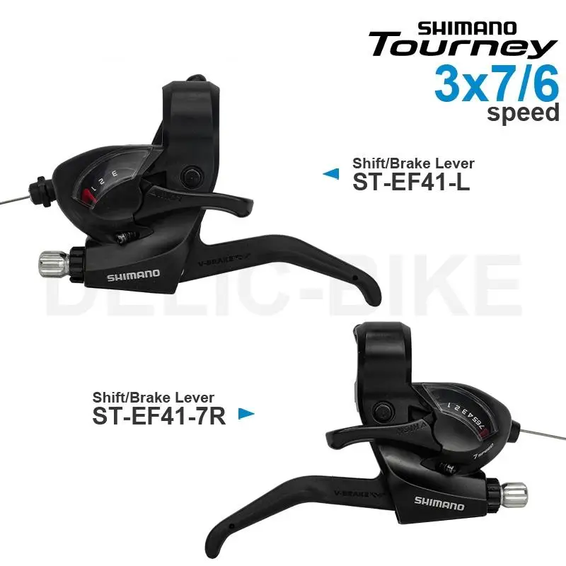 21 Speed Shifter Set Shimano ST-EF41 EZ-FIRE STI SET TX 6-SPEED