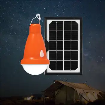 

Solar Panel USB Rechargeable 3 Modes Camping LED Bulb Remote Control Waterproof Outdoor Emergency Light Garden Hiking Home Lamp