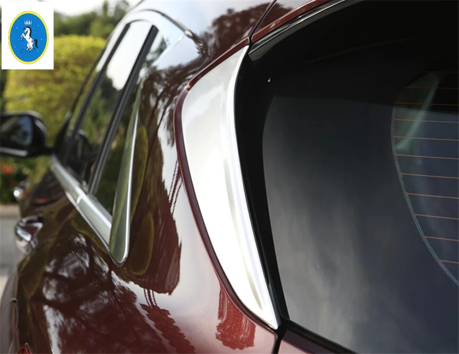 Yimaautotrim авто аксессуары для заднего стекла, боковой двери, хвоста, оконной защиты, накладка в полоску, 2 шт. для Infiniti QX50