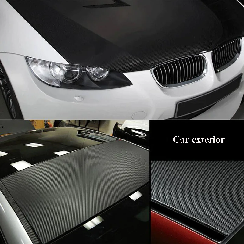 Автомобильная наклейка, лист, гладкий, из углеродного волокна, с рисунком, защитная пленка, пленка, 50 см* 152 см, для Skoda Kodiaq, для стайлинга автомобилей