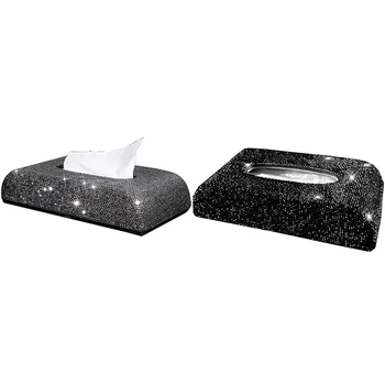 

Diamond Tissue Box Household Car Storage Box Fashion Creative Car Decoration Multifunctional Car Storage Box Fashion Creative De