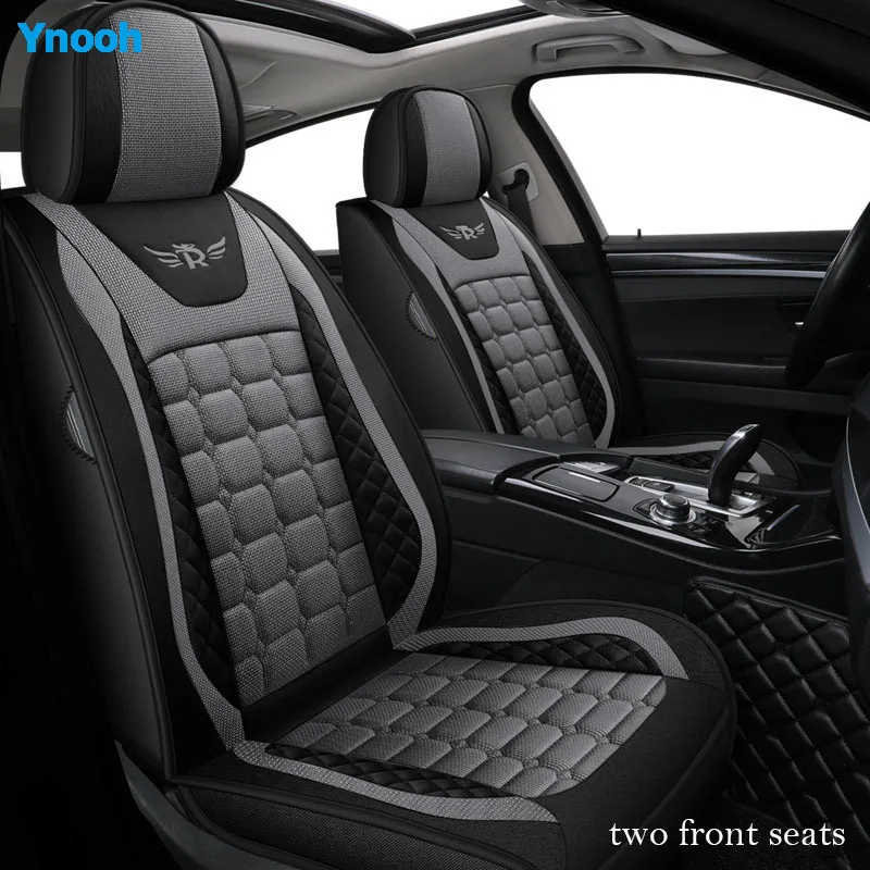 color 2 Ynooh чехлы для сидений автомобиля для hyundai getz accent 2008 santa fe tucson elantra creta veloster grand i10 ioniq i10 - Название цвета: color 2