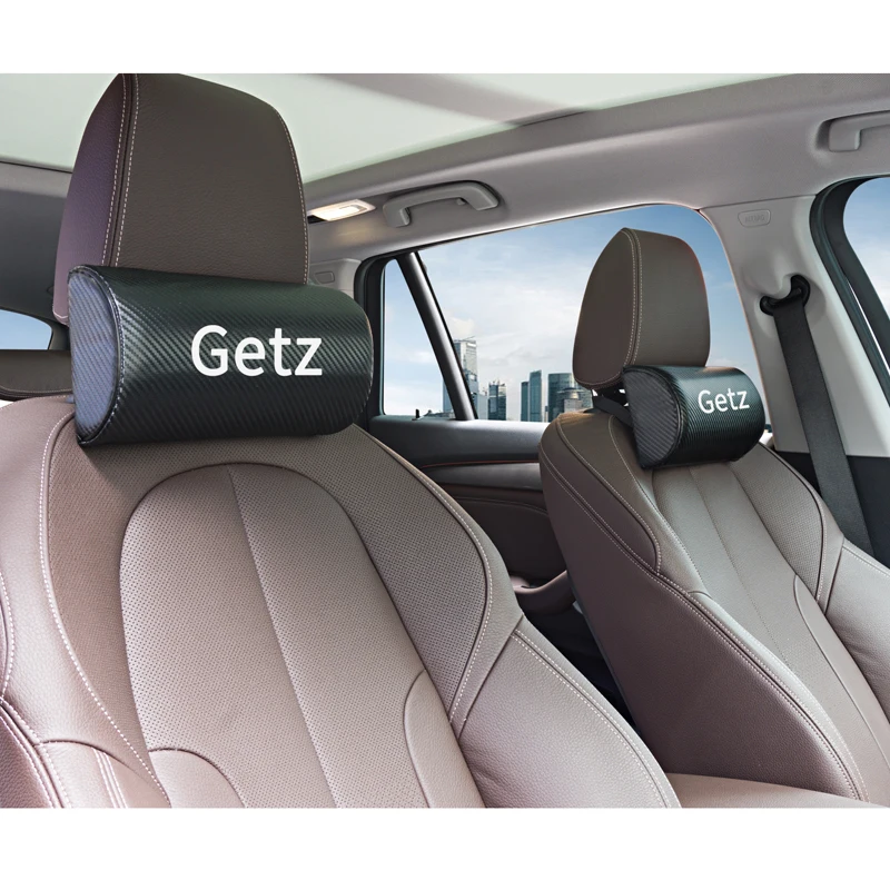 Автомобильный Стайлинг для hyundai Getz автомобиля шеи подушки обе стороны искусственная кожа один подголовник 1 шт