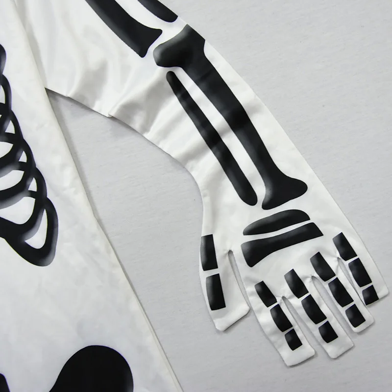 Fortress cosplay Royale Skull Trooper, костюм на Хэллоуин для детей, карнавальные вечерние костюмы, маска, черный, белый цвет, C46632CH