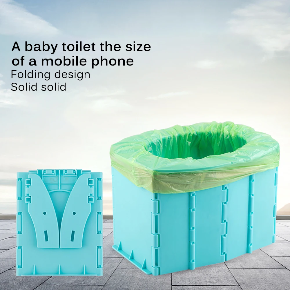 Orinal plegable de viaje para bebés y niños, orinal plegable portátil para exteriores