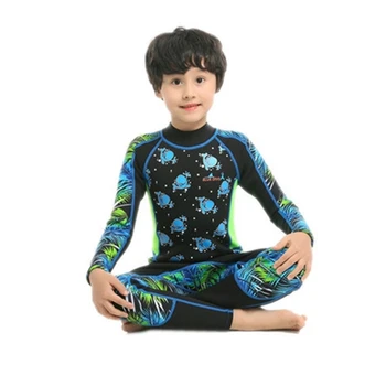 

Rash Guards Swimwear One Piece Long Sleeve Swimsuits thermal Zip Up Surfing Wetsuits UV Protection printwhale Bathing Suits