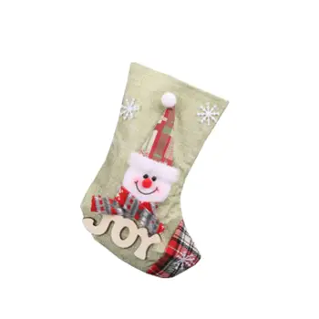 

Christmas Candy Gift Bag/Santa Snowman Socks/XMAS Decor/Decorative Props/Medium Gift Christmas Sock Decorationt/Children's Gifts