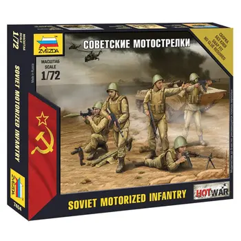 

Сборная модель ЗВЕЗДА / ZVEZDA - Советские мотострелки 1:72 26 деталей 7404