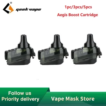 

1pc 5pcs Original Geekvape Aegis Boost Cartridge 3.7ml Capacity 0.4ohm/0.6ohm Coil for Aegis Boost kit E-cig DTL/MTL Vaping Pod