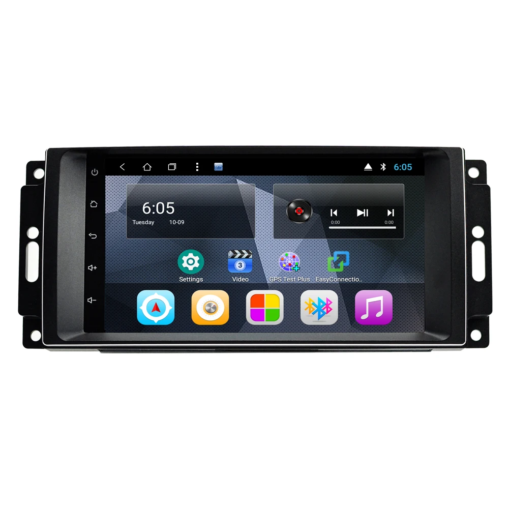 NaviTopia 1024*600 7 дюймов 8 core ram 2G rom 32G Android 8,1 автомобильный радиоплеер для Jeep Compass старый с картами/gps