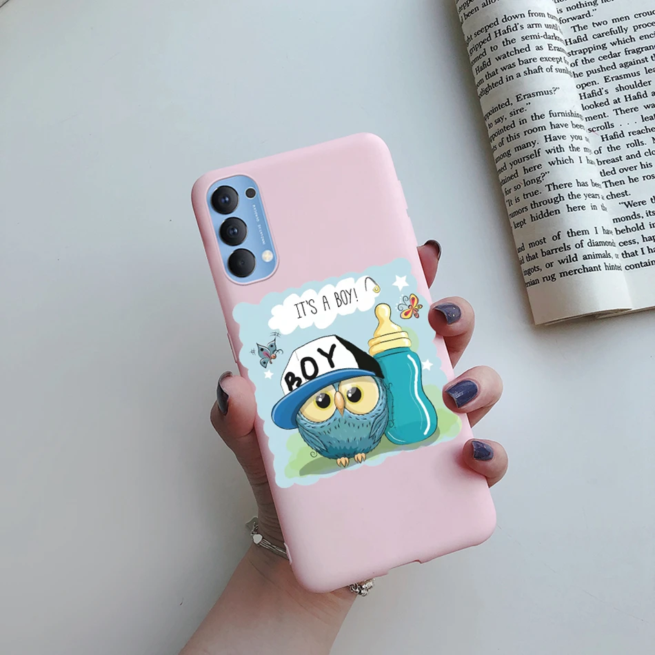 oppo cover For Oppo Reno4 Case Reno 4 Pro Soft Silicone Cute Heart Couple Phone Back Cover For Oppo Reno 4 Reno4 Pro 5G Cases Fundas Capa phone cover oppo