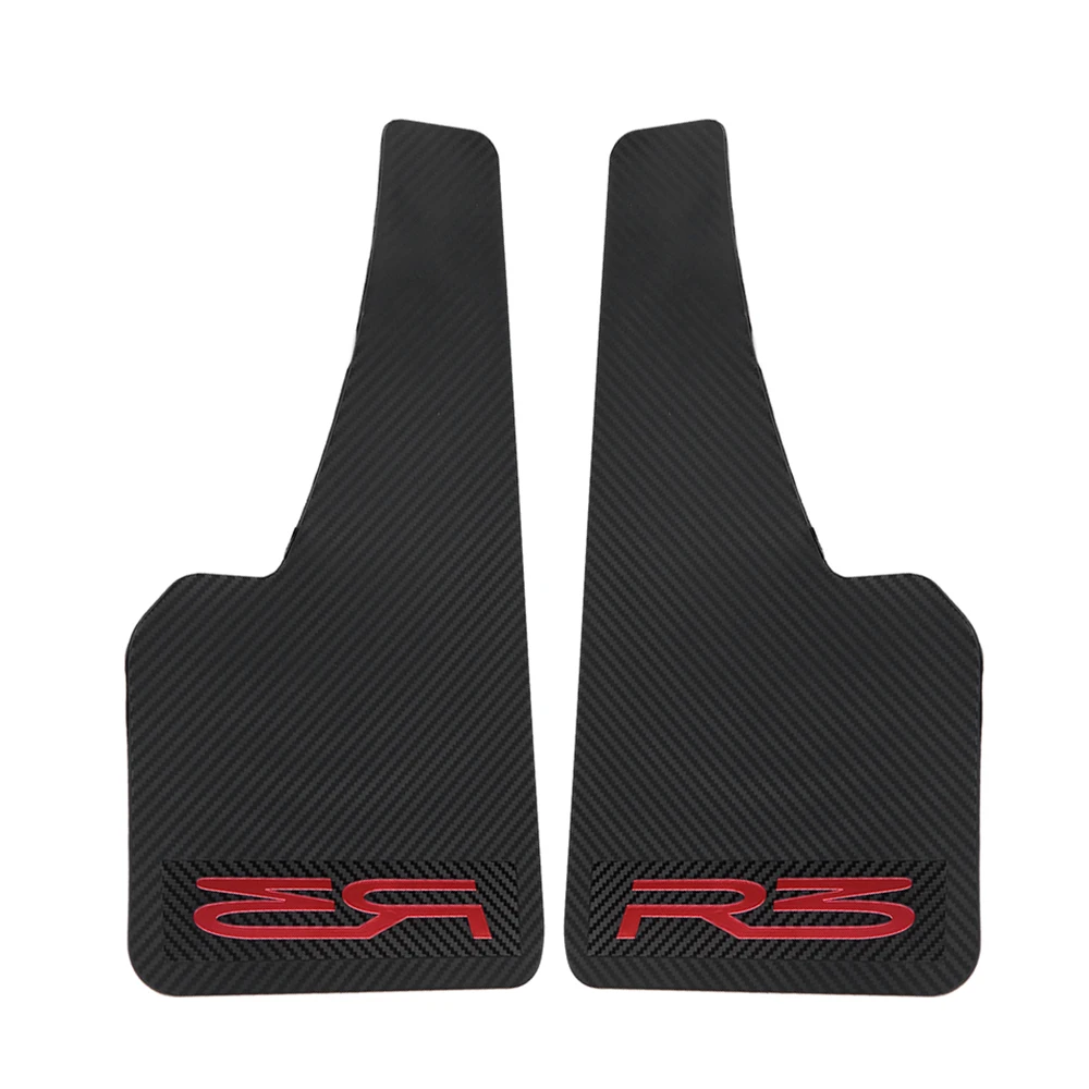 2PCS Car Auto Van SUV Pickup Accessories Car Mud Flaps Auto Splash Guards Mudflaps Universal Black ABS Plastic Mudguards Fender