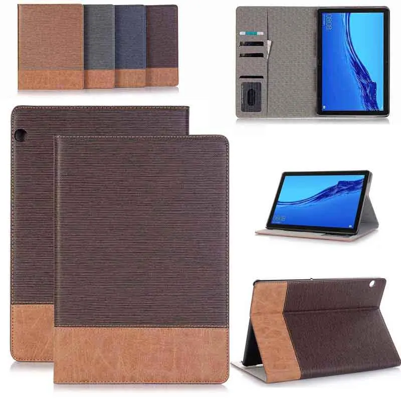 Бизнес чехол для планшета для huawei MediaPad T5 10 10,1 ''AGS2-W09 AGS2-L09 AGS2-L03 кейс для имитация дерева кожаный флип-чехол с подставкой