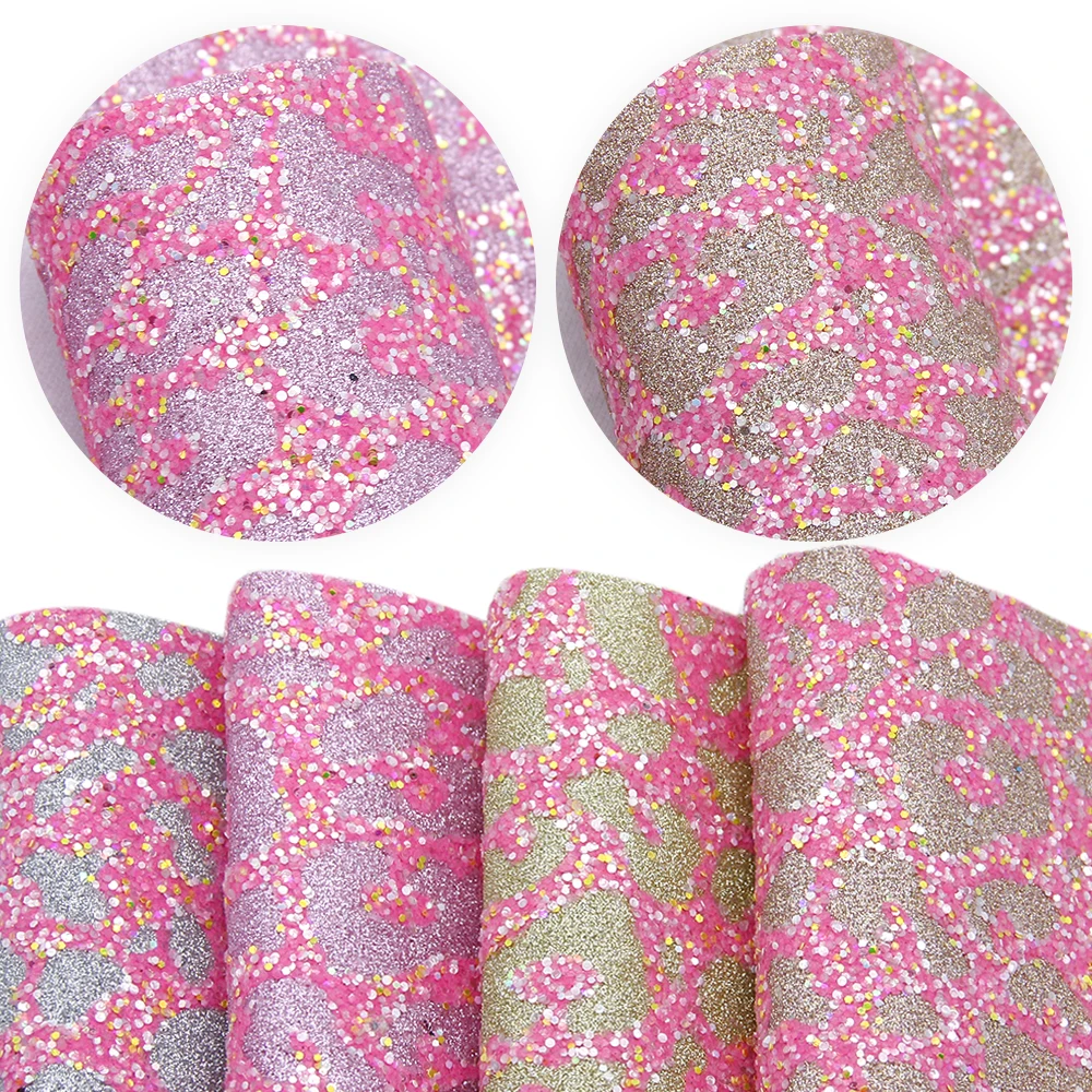 

20*34cm Flower Glitter Synthetic Leather Patchwork DIY Hair Bow Handbags Phone Case Materials Handmade Making Projects,1Yc7858