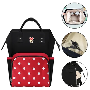 

Disney Mommy Bag Multifunctional Large Capacity Mommy Bag Waterproof Backpack Female Pregnant Woman Bag Mother and Baby Bag