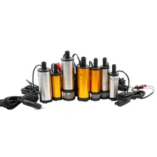 Dc Electric Submersible Pump  For Pumping Diesel Oil Water ,  Fuel Transfer Pump , oil Suction Pump ,12/32 l/min 38/51MM 12 24 V