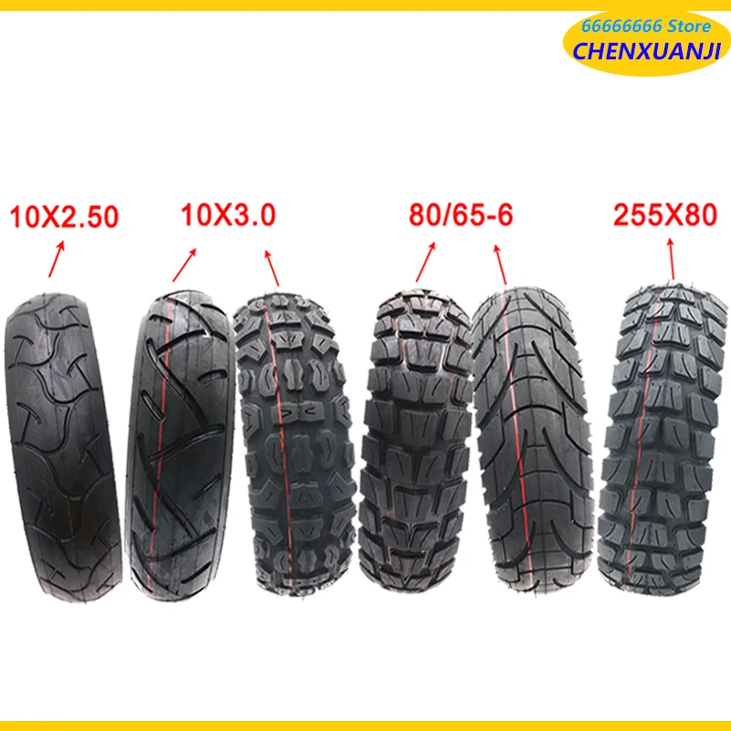 10X2.50 10X3.0 80/65-6 255X80 внутренняя камера шины/внешняя шина для электрического скутера