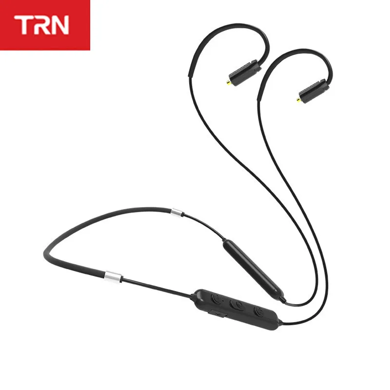 TRN BT10 беспроводной Bluetooth с пшеницей 4 2 APT X IPX7 водонепроницаемый кабель HIFI наушники