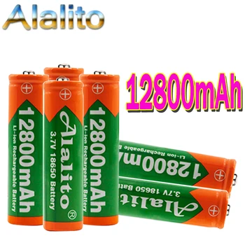 

3.7V 18650 12800mAh Rechargeable Battery High Capacity Li-ion Rechargeable Battery For Flashlight Torch headlamp Battery
