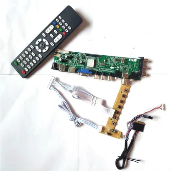 

For N156B6-L06/L03/L04/L05/L07 panel LVDS 40-Pin 1366*768 DVB digital HDMI VGA USB AV TV 3663 universal LCD Controller board Kit