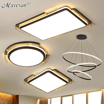 

Modern New Style Luxury LED Chandeliers Lighting For Hall Auditorium Dining Room Kitchen Loft Chandelier Studyroom Lamp lustre
