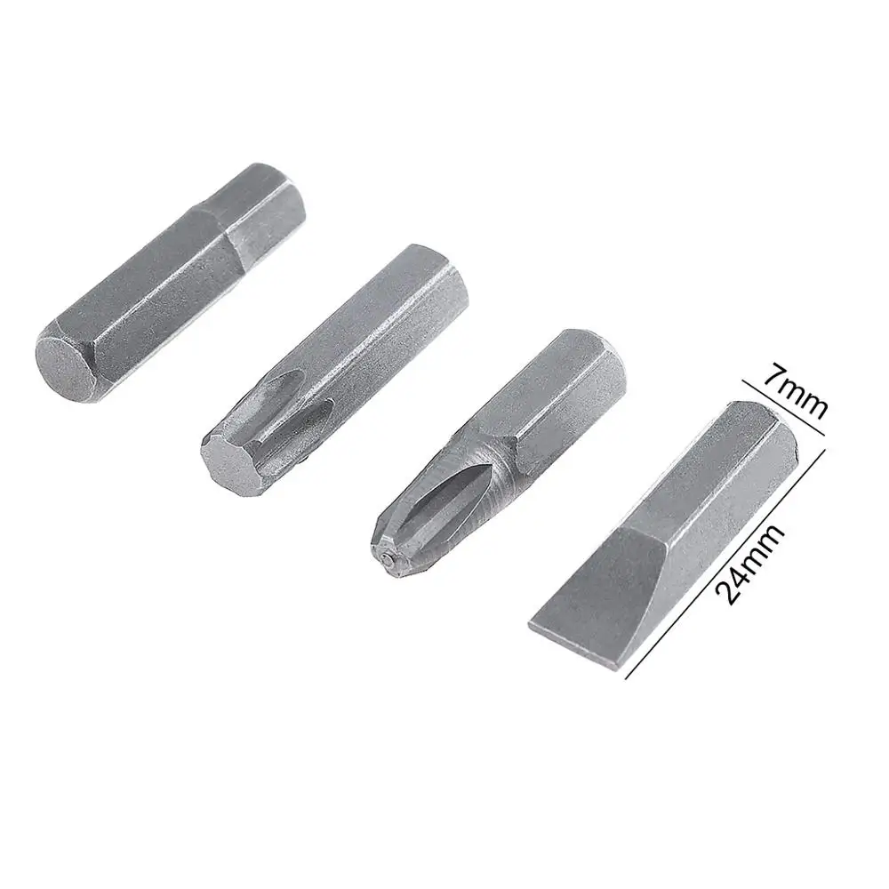 33pcs/lot Screwdriver Bit Set Hand Tool Kit with Hexagonal Torx Hex Pozidriv Slotted Phillips Special Screw Driver Drill Bits