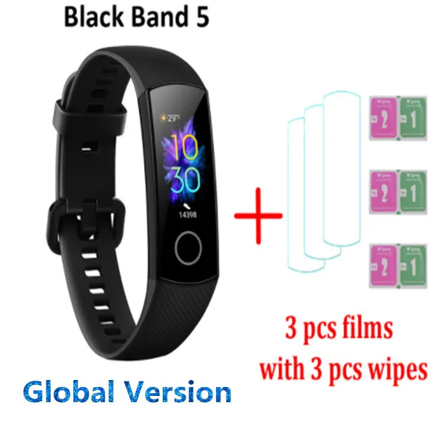 Фиолетовый Глобальная версия huawei Honor Band 5 Смарт-браслет пульсометр смарт-браслет водонепроницаемые Смарт-часы - Цвет: Фиолетовый