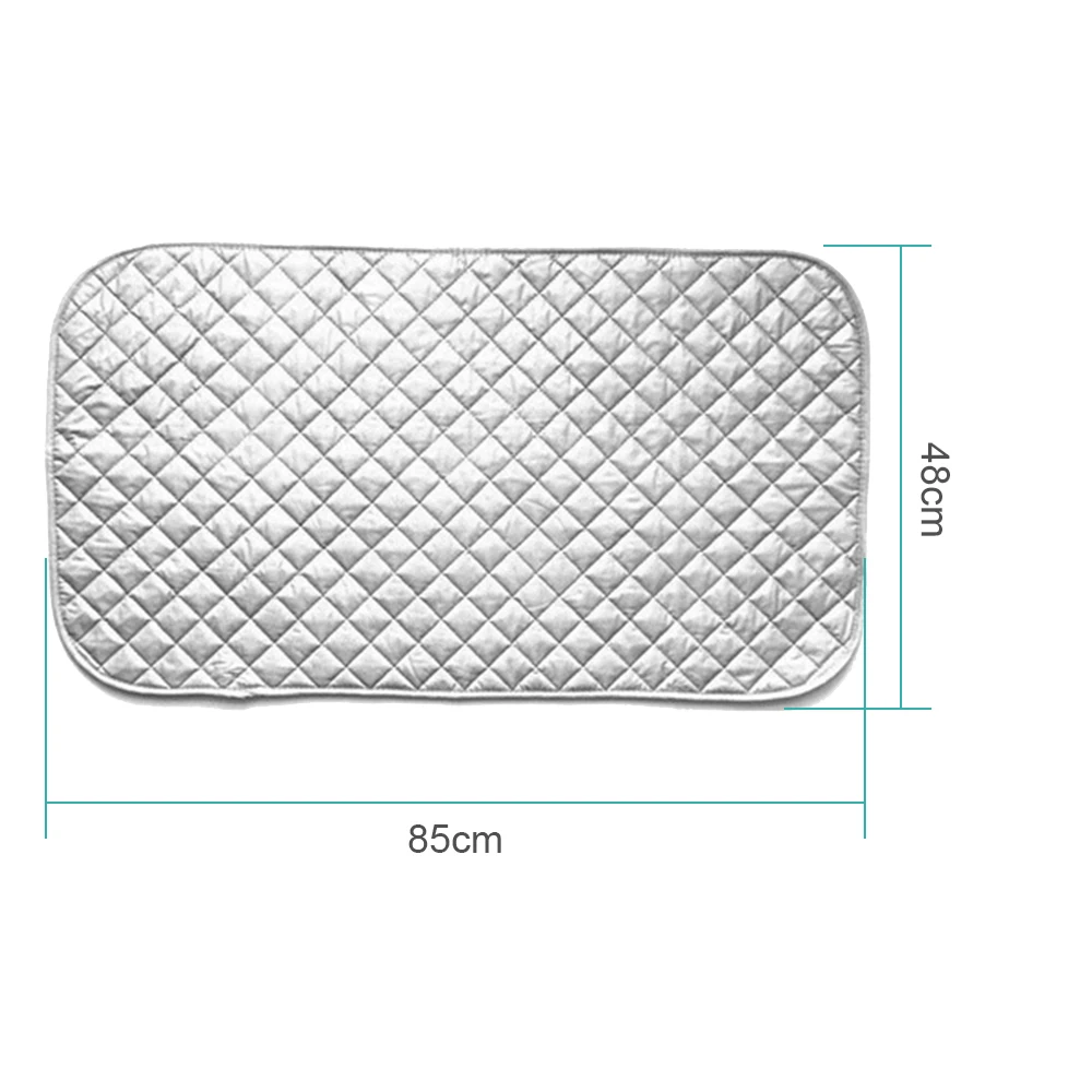 Ironing Board Thickened High Temperature Non-Slip Folding Portable Cotton Iron Pad Household Supplies - Цвет: Светло-серый