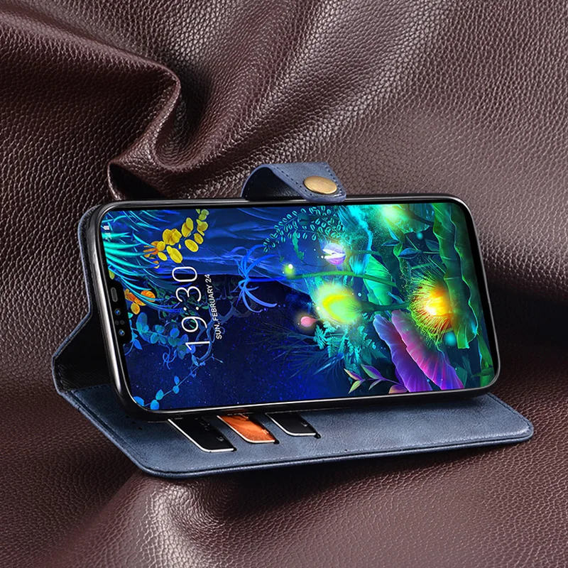 Деловой кожаный чехол для Asus ZenFone Max Pro(M1) ZB602KL, роскошный винтажный флип-бумажник, чехол для Asus ZB601KL, ретро крышка