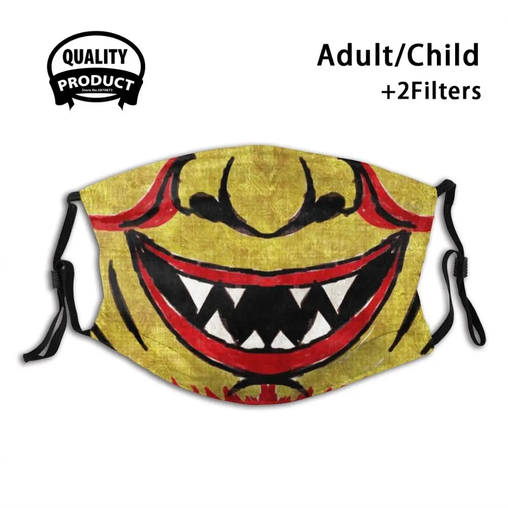 

Devil Vintage Halloween Mask Face Mask Reusable Mouth Mask Washable Filter Anti Dust Face Masks Devil Devil Mask Satan
