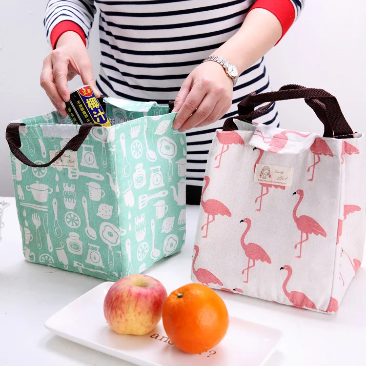 

Lunch Bag, Home 2018 Clearance Picnic Carry Package Portable Insulation Waterproof Canvas Lunch Bags Storage