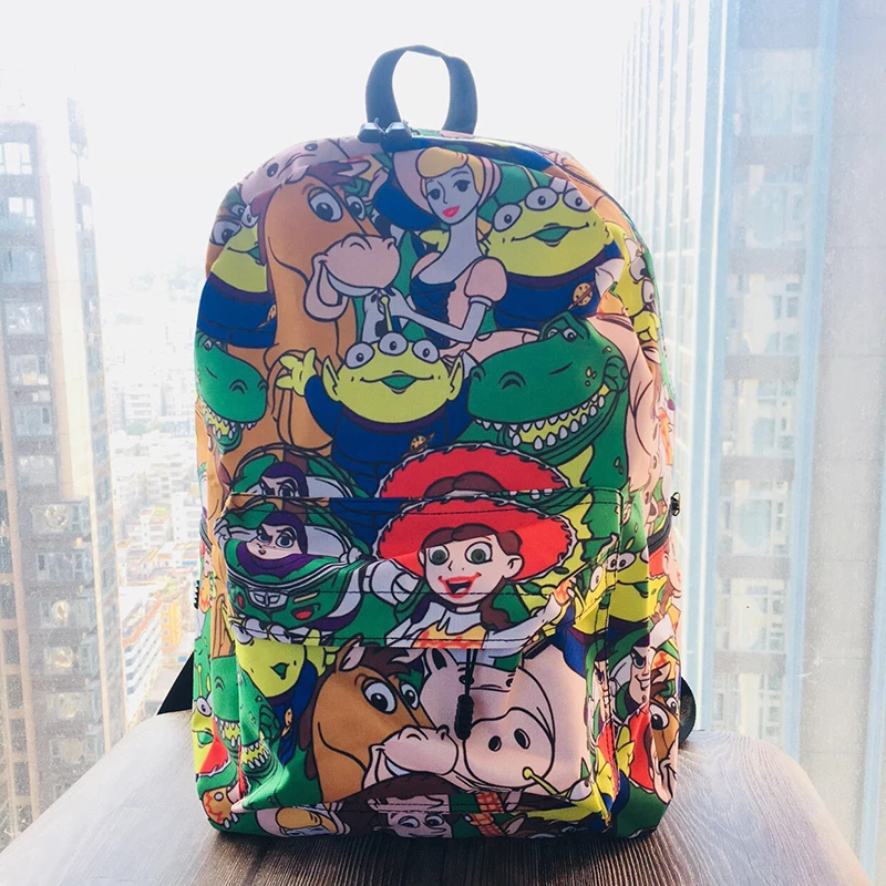 Woody Buzz Рюкзаки Мультфильм школьный рюкзак повседневные студенческие сумки дорожный ранец унисекс подарок - Цвет: see chart