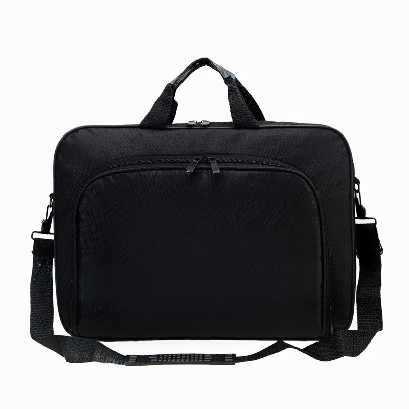 Водонепроницаемые простые мужские портфели, деловые нейлоновые сумки для компьютера, портативные сумки на молнии, сумки на плечо для ноутбука, мужские сумки на плечо