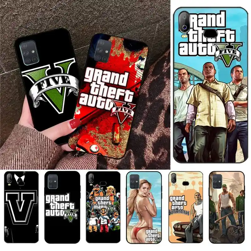 Grand Theft Auto GTA V Coque Shell Phone Case For Samsung Galaxy A01 A11 A31 A81 A10 A20 A30 A40 A50 A70 A80 A71 A91 A51