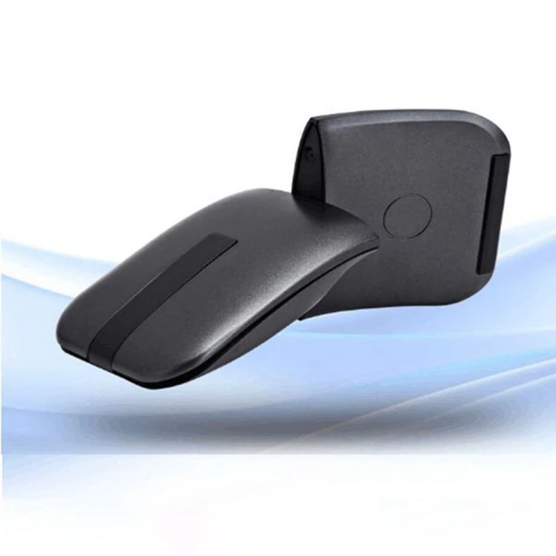 2.4G Wireless Portable Mouse Rotatable Mouse Folding Optical Mice with USB Receiver for Home/Office/Travel