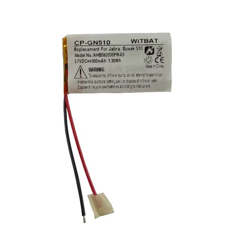 FGHGH 350mAh аккумулятор для Jabra Talk 510, AHB582035PR-03