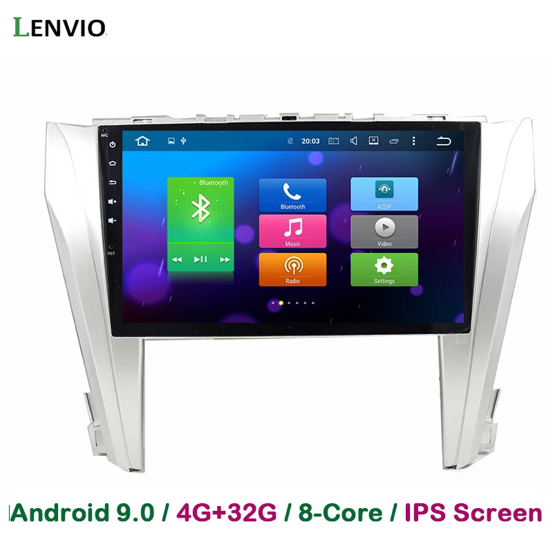 Автомобильный DVD плеер Lenvio 4 Гб ОЗУ 32 ПЗУ Восьмиядерный процессор 2 Din Android 9 0 для