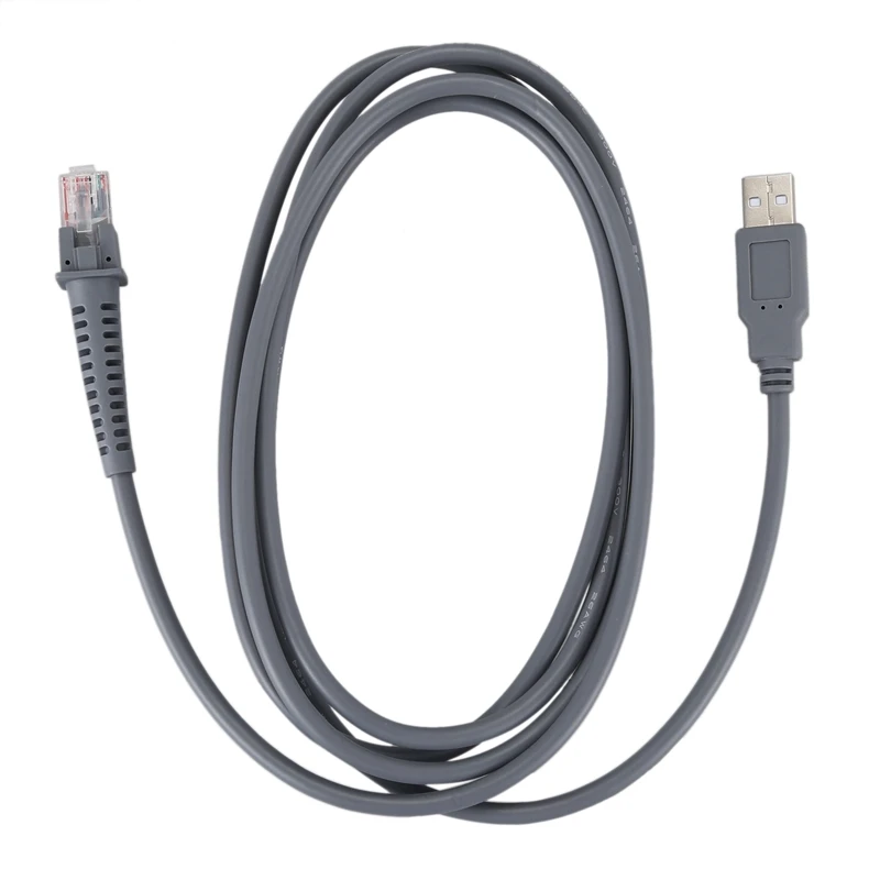 1 х USB штекер RJ45 кабель 7 футов 2 м для символа сканер штрих-кода LS4278 LS2208 2208AP