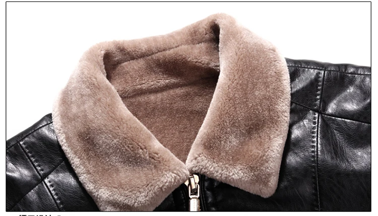 Зимняя кожаная куртка 2021 Мужская одежда теплые куртки из овчины для мужчин