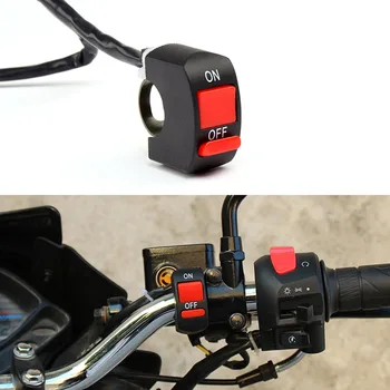 

22mm Universal Motorcycle Handlebar Flameout Switch ON OFF Button For Kawasaki zzr 600 zxr 400 Ninja GPZ500 EX500 650R ER6F ER6N