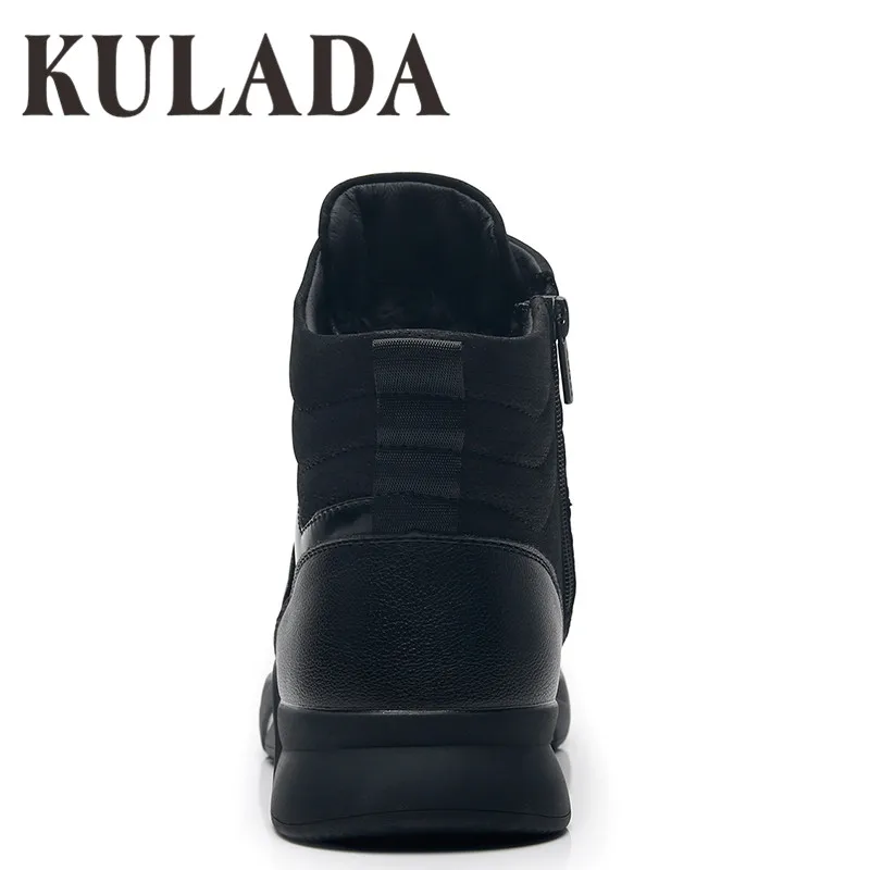 KULADA Newest Boots Men‘s Winter Sneakers Boots Outdoor Working Waterproof Super Warm Boots Breathable Men Casual Winter Shoes