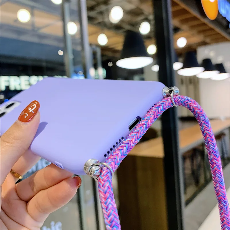 silicone phone case for samsung S20 plus cute tpu back cover coque with neck strap samsumg ultra s11E s10-5G crossbody lanyard silicone phone case for samsung S20 plus cute tpu back cover coque with neck strap samsumg ultra s11E s10-5G crossbody lanyard