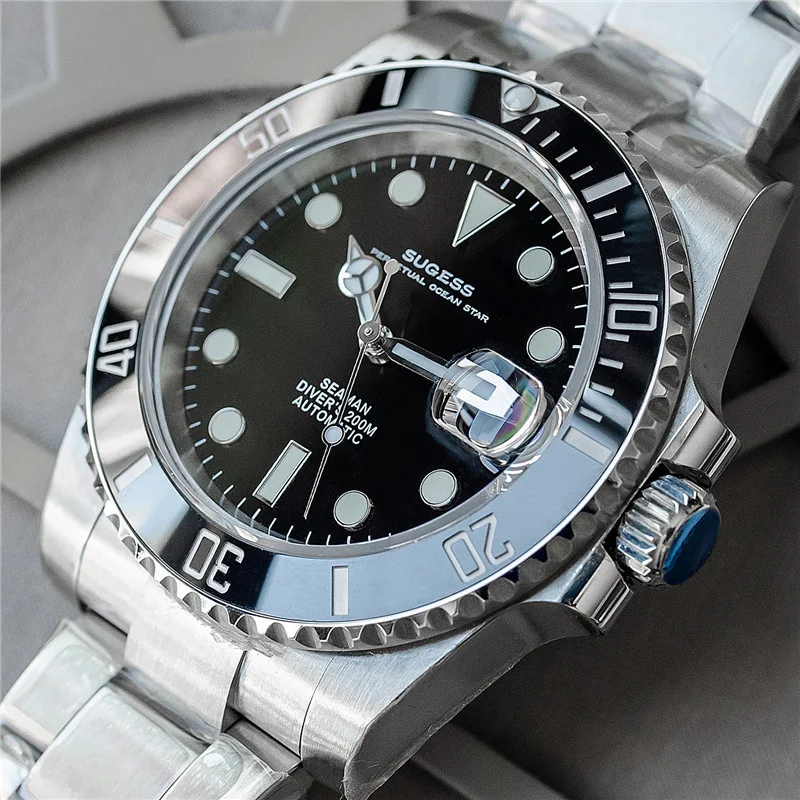 Sugess Mechanical Wrist Watches For Men 