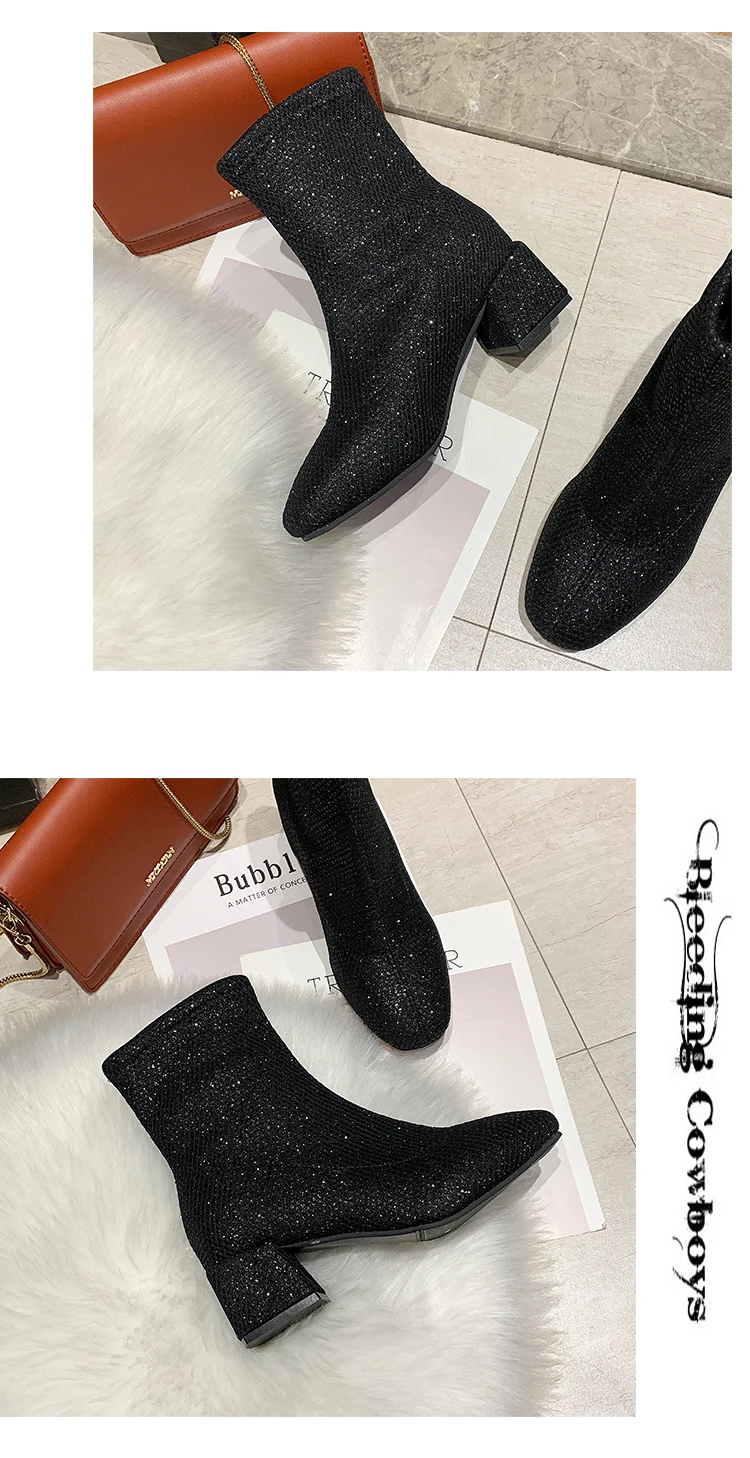 Bootee/ г. Женские ботинки Брендовая женская обувь сабо на шнуровке, на платформе, с круглым носком, женские модные ботильоны, высокие каблуки из каучука, Осенние