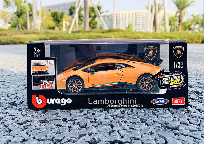 Bburago-modelo de Carro Moderno em Liga Simulação de Puxar para trás Modelo de Carro Caixa de Papelão Metálica Leve Som Que 22 Brinquedos e hobbies
